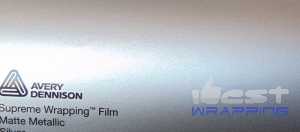 Avery dennison supreme wrapping film matte metallic silver ap2270001